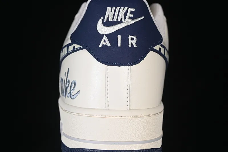 All categories Nk Air Force 1 Air Force series Nk Air Force 1 Low Air Force low-top Nike Air Force 1'07 Low Milky white and blue stitching Air Force 1 low-top casual sneakers NH0601-580